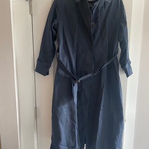 Vintage Women's Burberry Cotton Full length Coat